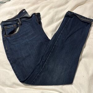 Old Navy Curvy Profile Dark Blue Jeans